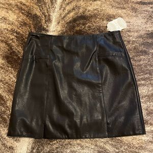 NWT Altar’d State Faux Leather Skirt